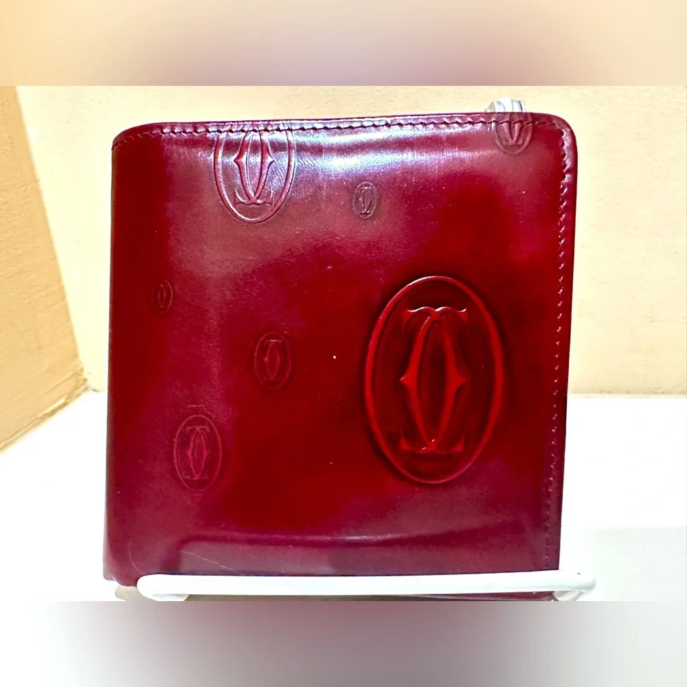 Cartier Happy Birthday Bifold Bordeaux Wallet